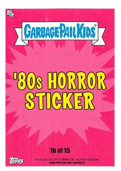 2019 Topps Garbage Pail Kids: Revenge of Oh, the Horror-ible! - Blood Splatter Green #1b R.I.P. Lee Back