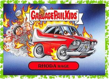 2019 Topps Garbage Pail Kids: Revenge of Oh, the Horror-ible! - Blood Splatter Green #2a Rhoda Rage Front