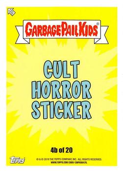 2019 Topps Garbage Pail Kids: Revenge of Oh, the Horror-ible! - Blood Splatter Green #4b Sewer Susie Back
