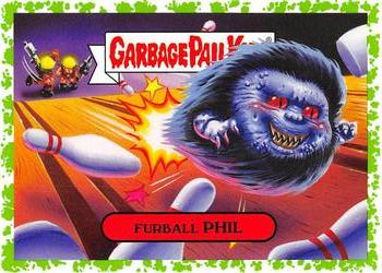 2019 Topps Garbage Pail Kids: Revenge of Oh, the Horror-ible! - Blood Splatter Green #5b Furball Phil Front