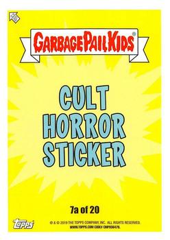 2019 Topps Garbage Pail Kids: Revenge of Oh, the Horror-ible! - Blood Splatter Green #7a Raoul-ies Back