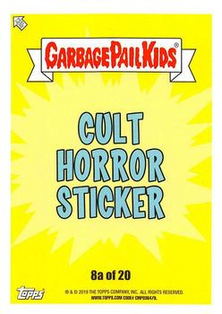 2019 Topps Garbage Pail Kids: Revenge of Oh, the Horror-ible! - Blood Splatter Green #8a Killed Klyde Back