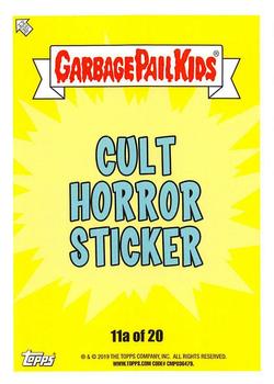 2019 Topps Garbage Pail Kids: Revenge of Oh, the Horror-ible! - Blood Splatter Green #11a Jumping Jiang Back