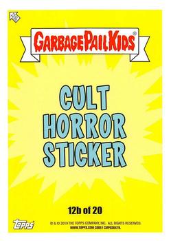 2019 Topps Garbage Pail Kids: Revenge of Oh, the Horror-ible! - Blood Splatter Green #12b Bam Bam Sam Back