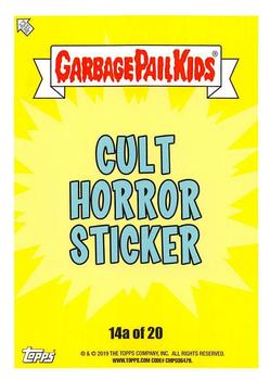 2019 Topps Garbage Pail Kids: Revenge of Oh, the Horror-ible! - Blood Splatter Green #14a Scanned Stan Back
