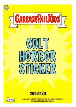 2019 Topps Garbage Pail Kids: Revenge of Oh, the Horror-ible! - Blood Splatter Green #20b Vanna Vamp Back