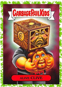 2019 Topps Garbage Pail Kids: Revenge of Oh, the Horror-ible! - Blood Splatter Green #5a Alive Clive Front