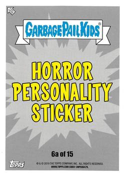 2019 Topps Garbage Pail Kids: Revenge of Oh, the Horror-ible! - Blood Splatter Green #6a Gorging George Back