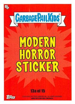 2019 Topps Garbage Pail Kids: Revenge of Oh, the Horror-ible! - Blood Splatter Green #13a Purge Serge Back