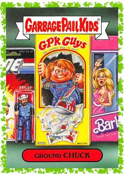 2019 Topps Garbage Pail Kids: Revenge of Oh, the Horror-ible! - Blood Splatter Green #3a Ground Chuck Front