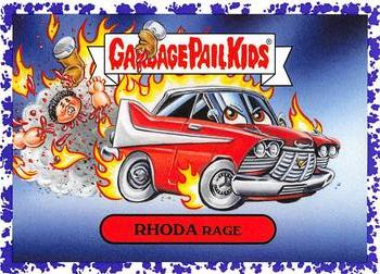 2019 Topps Garbage Pail Kids: Revenge of Oh, the Horror-ible! - Blood Splatter Purple #2a Rhoda Rage Front