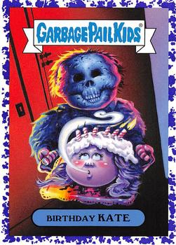 2019 Topps Garbage Pail Kids: Revenge of Oh, the Horror-ible! - Blood Splatter Purple #3a Birthday Kate Front
