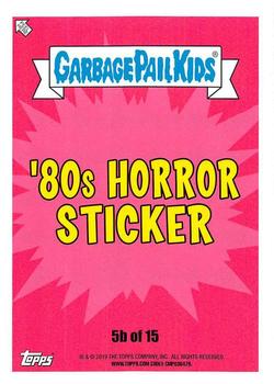 2019 Topps Garbage Pail Kids: Revenge of Oh, the Horror-ible! - Blood Splatter Purple #5b Ash vs. Ash Back