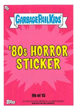 2019 Topps Garbage Pail Kids: Revenge of Oh, the Horror-ible! - Blood Splatter Purple #9b Hit and Ron Back