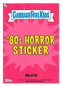 2019 Topps Garbage Pail Kids: Revenge of Oh, the Horror-ible! - Blood Splatter Purple #10a Homicide El Back