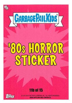 2019 Topps Garbage Pail Kids: Revenge of Oh, the Horror-ible! - Blood Splatter Purple #11b Rawhead Ted Back