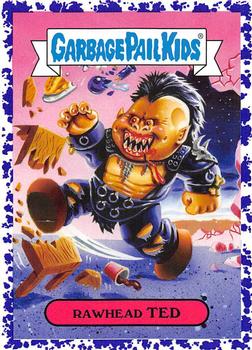 2019 Topps Garbage Pail Kids: Revenge of Oh, the Horror-ible! - Blood Splatter Purple #11b Rawhead Ted Front
