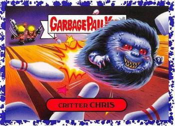 2019 Topps Garbage Pail Kids: Revenge of Oh, the Horror-ible! - Blood Splatter Purple #5a Critter Chris Front