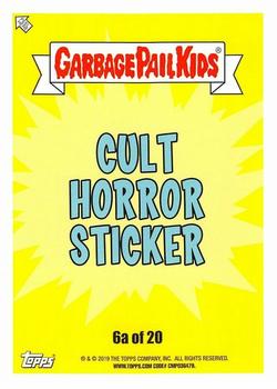 2019 Topps Garbage Pail Kids: Revenge of Oh, the Horror-ible! - Blood Splatter Purple #6a Dead Alive Clive Back