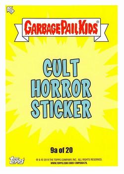 2019 Topps Garbage Pail Kids: Revenge of Oh, the Horror-ible! - Blood Splatter Purple #9a Hans Cuffed Back
