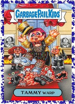 2019 Topps Garbage Pail Kids: Revenge of Oh, the Horror-ible! - Blood Splatter Purple #13a Tammy Warp Front