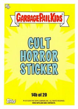 2019 Topps Garbage Pail Kids: Revenge of Oh, the Horror-ible! - Blood Splatter Purple #14b Andy Climactic Back