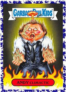 2019 Topps Garbage Pail Kids: Revenge of Oh, the Horror-ible! - Blood Splatter Purple #14b Andy Climactic Front