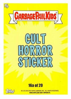 2019 Topps Garbage Pail Kids: Revenge of Oh, the Horror-ible! - Blood Splatter Purple #16a Barb Wire Back