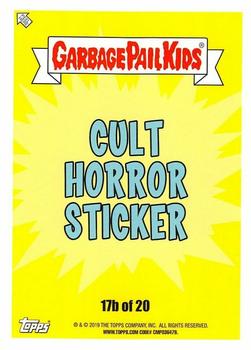 2019 Topps Garbage Pail Kids: Revenge of Oh, the Horror-ible! - Blood Splatter Purple #17b Stuck Chuck Back