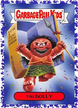 2019 Topps Garbage Pail Kids: Revenge of Oh, the Horror-ible! - Blood Splatter Purple #18a Tiki Dolly Front