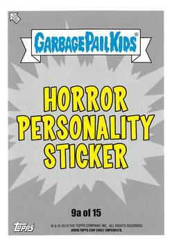 2019 Topps Garbage Pail Kids: Revenge of Oh, the Horror-ible! - Blood Splatter Purple #9a Alfred Presents Back