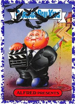 2019 Topps Garbage Pail Kids: Revenge of Oh, the Horror-ible! - Blood Splatter Purple #9a Alfred Presents Front