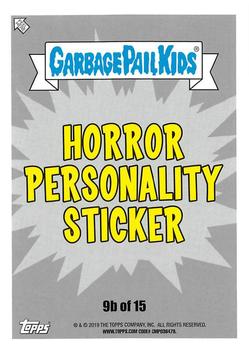 2019 Topps Garbage Pail Kids: Revenge of Oh, the Horror-ible! - Blood Splatter Purple #9b Hitchcock Flock Back