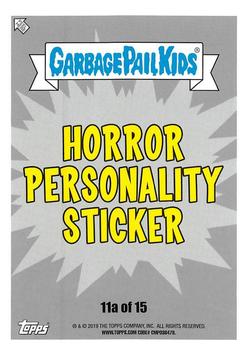 2019 Topps Garbage Pail Kids: Revenge of Oh, the Horror-ible! - Blood Splatter Purple #11a Jerked Joebob Back