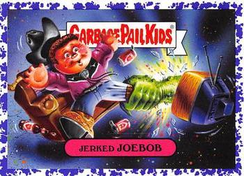 2019 Topps Garbage Pail Kids: Revenge of Oh, the Horror-ible! - Blood Splatter Purple #11a Jerked Joebob Front
