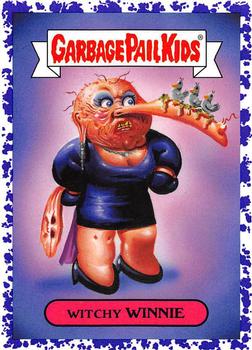 2019 Topps Garbage Pail Kids: Revenge of Oh, the Horror-ible! - Blood Splatter Purple #2a Witchy Winnie Front