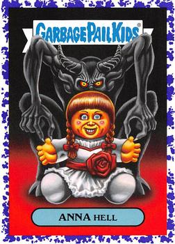 2019 Topps Garbage Pail Kids: Revenge of Oh, the Horror-ible! - Blood Splatter Purple #3a Anna Hell Front
