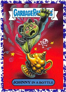2019 Topps Garbage Pail Kids: Revenge of Oh, the Horror-ible! - Blood Splatter Purple #15a Johnny in a Bottle Front