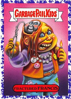 2019 Topps Garbage Pail Kids: Revenge of Oh, the Horror-ible! - Blood Splatter Purple #4a Fractured Francis Front