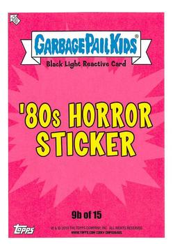 2019 Topps Garbage Pail Kids: Revenge of Oh, the Horror-ible! - Black Light #9b Hit and Ron Back