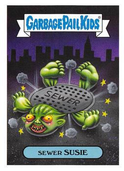2019 Topps Garbage Pail Kids: Revenge of Oh, the Horror-ible! - Black Light #4b Sewer Susie Front