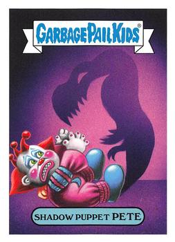 2019 Topps Garbage Pail Kids: Revenge of Oh, the Horror-ible! - Black Light #8b Shadow Puppet Pete Front