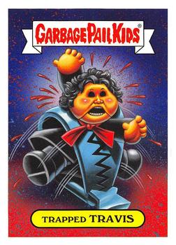 2019 Topps Garbage Pail Kids: Revenge of Oh, the Horror-ible! - Black Light #17a Trapped Travis Front