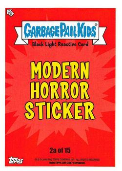2019 Topps Garbage Pail Kids: Revenge of Oh, the Horror-ible! - Black Light #2a Witchy Winnie Back