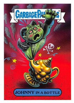 2019 Topps Garbage Pail Kids: Revenge of Oh, the Horror-ible! - Black Light #15a Johnny in a Bottle Front