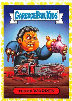 2019 Topps Garbage Pail Kids: Revenge of Oh, the Horror-ible! - Blood Splatter Yellow #5a Thumb Warren Front