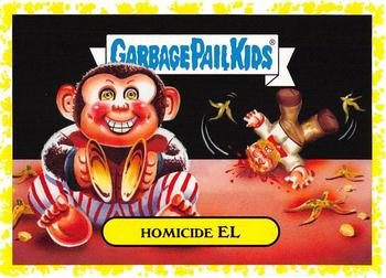 2019 Topps Garbage Pail Kids: Revenge of Oh, the Horror-ible! - Blood Splatter Yellow #10a Homicide El Front