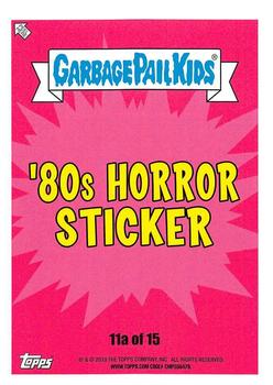 2019 Topps Garbage Pail Kids: Revenge of Oh, the Horror-ible! - Blood Splatter Yellow #11a Rex Wrecks Back