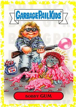 2019 Topps Garbage Pail Kids: Revenge of Oh, the Horror-ible! - Blood Splatter Yellow #14a Bobby Gum Front