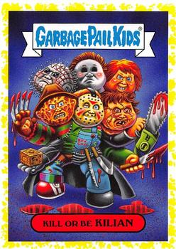 2019 Topps Garbage Pail Kids: Revenge of Oh, the Horror-ible! - Blood Splatter Yellow #15a Kill or Be Kilian Front
